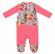 Комбинезон со стопами, арт 22-240, цвет Розовый и набивка Цветы - "Mama's Mart"  Интернет-магазин детских товаров