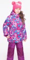 Комплект мембранный зимний для девочки UKI KIDS (Юки кидс), модель Конфетти, цвет Фиолетовый - "Mama's Mart"  Интернет-магазин детских товаров
