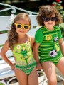 Купальник-трикини для девочки GS 071404 Goldy, цвет Зеленый - "Mama's Mart"  Интернет-магазин детских товаров