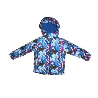 Куртка мембранная демисезонная для мальчика Caimano (Каймано), модель Word, цвет синий-фиолетовый 4324 - "Mama's Mart"  Интернет-магазин детских товаров