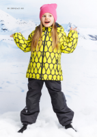 Комплект мембранный зимний для девочки Crockid ВК 20045/н1 (полукомбинезон и куртка) - "Mama's Mart"  Интернет-магазин детских товаров