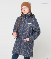 Куртка удлиненная зимняя для девочки Crockid (Крокид) ВК 38030/н1 - "Mama's Mart"  Интернет-магазин детских товаров